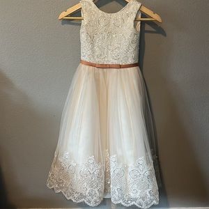 Girls flower girl dress